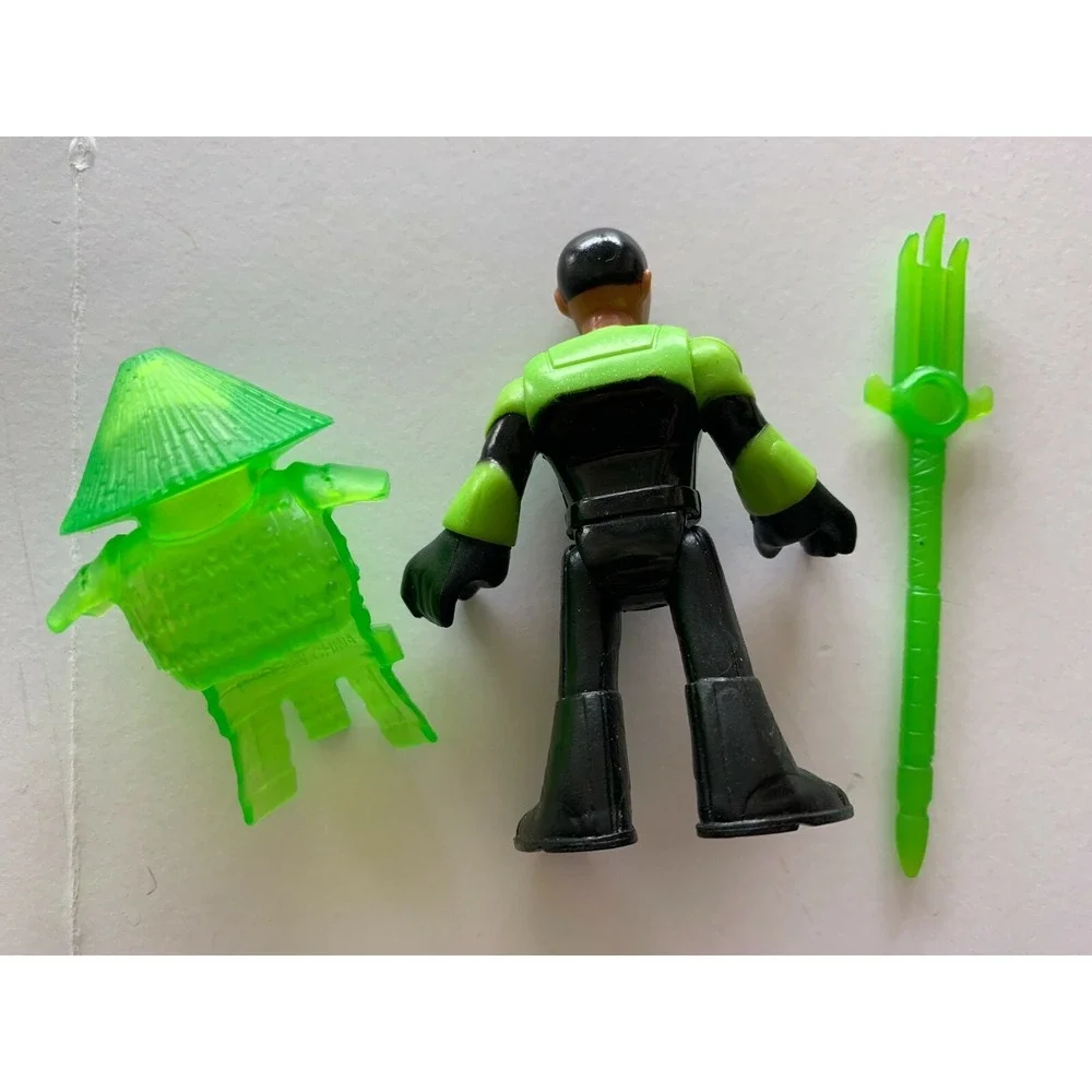 Imaginext Green Lantern DC Super Friends Figure Armor Helmet Weapon